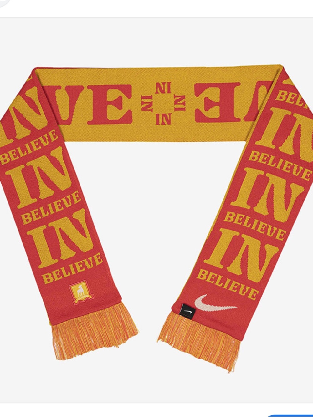 NWT Nike BCS Local Verbiage Scarf
76l UniversityGold